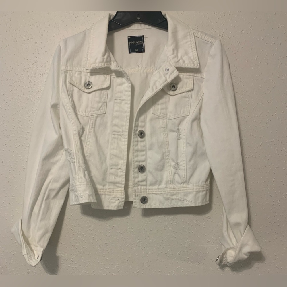 White Jean Jacket
